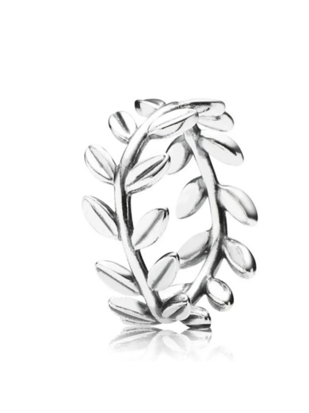 Pandora Sterling Silver Laurel Wreath Statement Ring - 190922
